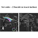 Sport si Outdoor - Camping - Cutite, bricege si accesorii - Cutite si bricege - Set doua cutite karambit, 19 cm, multicolor/negru, teaca inclusa - Infinity.ro