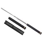 Sport si Outdoor - Sporturi de contact - Produse autoaparare - Baston telescopic pliabil, titan, ciocan geamuri detasabil, 53,5 cm, husa cordura, negru - Infinity.ro