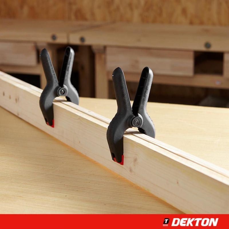 Casa si Gradina - Constructii - Scule electrice si accesorii - Menghine si cleme fixare - Set 2 clesti presa pentru uz general 80mm Dekton, DT60618 - Infinity.ro