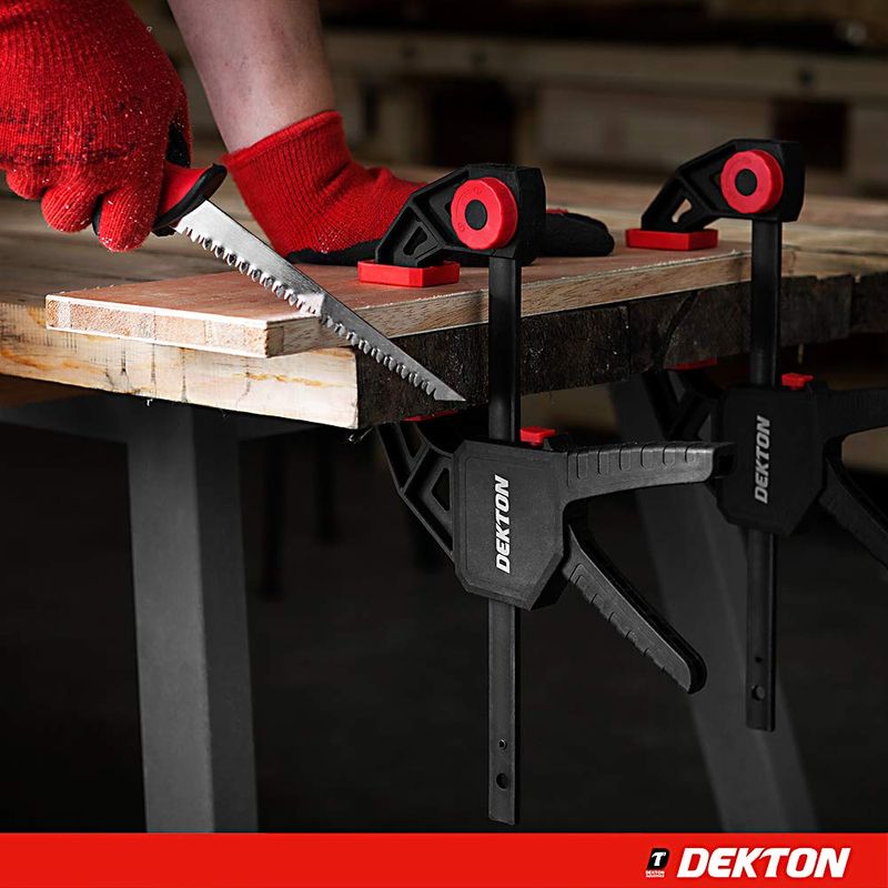 Casa si Gradina - Constructii - Scule electrice si accesorii - Menghine si cleme fixare - Menghina rapida tamplarie profesionala 300 mm Dekton, DT40504 - Infinity.ro