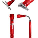 Casa si Gradina - Corpuri si surse de iluminat - Iluminat exterior - Lanterne - Lanterna telescopica cu capat magnetic, 3 LED-uri, DT60710 - Infinity.ro