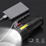 Sport si Outdoor - Camping - Articole solare camping - Lampi si lanterne camping - Lanterna reincarcabila cu LED-uri de mare putere, functii multiple, IPX4, Dekton, DT50622 - Infinity.ro