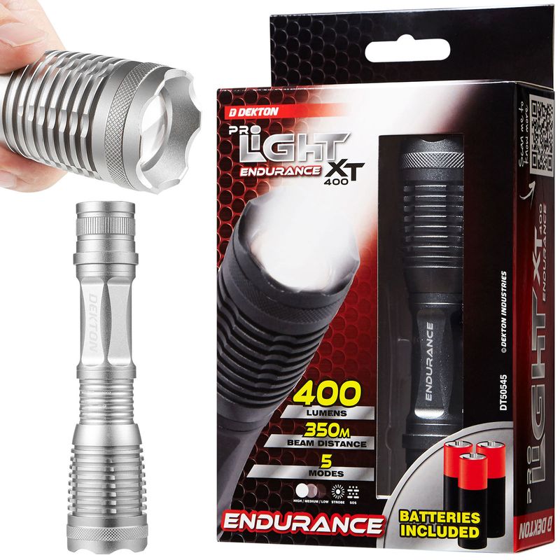 Sport si Outdoor - Camping - Articole solare camping - Lampi si lanterne camping - Lanterna LED COB XT400, 400lm, 350 Metri, Dekton, DT50545 - Infinity.ro