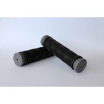 Sport si Outdoor - Ciclism - Piese pentru biciclete - Accesorii piese biciclete - Set mansoane bicicleta, 1 pereche, negru/gri, 130mm, RR1405 - Infinity.ro