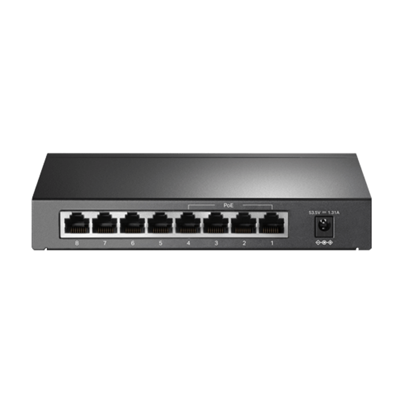 PC, gaming si accesorii - Retelistica - Switch-uri - Switch-uri fara management - Switch 4 porturi RJ45 10/100 Mbps PoE, 4 x RJ45 10/100 Mbps, Buget PoE 66W, Unmanaged - TP-Link TL-SF1008P - Infinity.ro