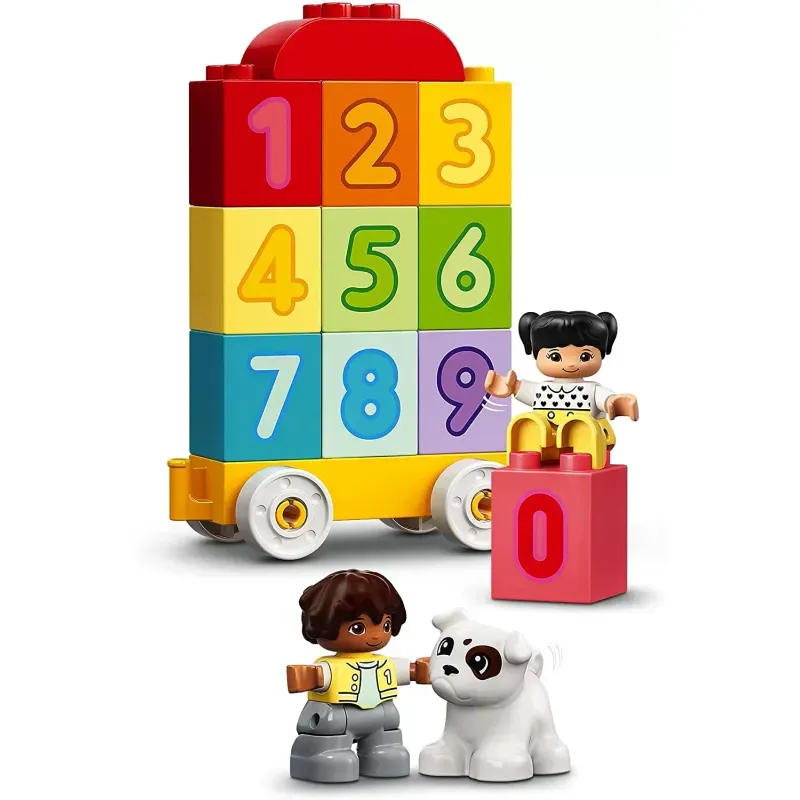 Jucarii, Copii si Bebe - Jucarii si jocuri - Seturi de constructie si cuburi - Seturi de constructie - Lego Duplo Primul meu tren cu numere, invata sa numeri 10954 - Infinity.ro