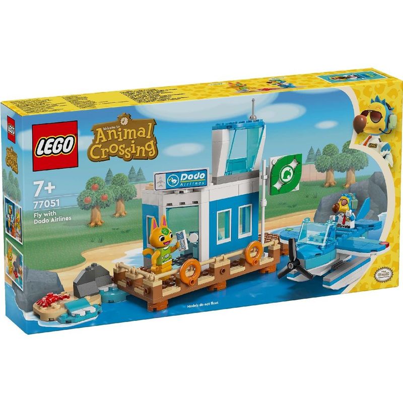 Jucarii, Copii si Bebe - Jucarii si jocuri - Seturi de constructie si cuburi - Seturi de constructie - LEGO Animal Crossing Zboara cu Dodo Airlines (77051) - Infinity.ro