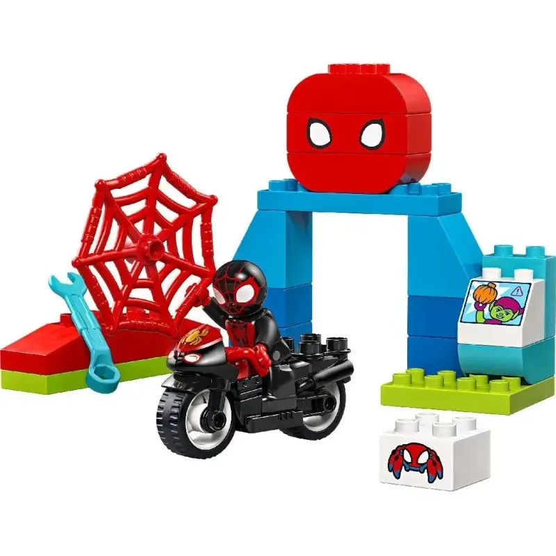Jucarii, Copii si Bebe - Jucarii si jocuri - Seturi de constructie si cuburi - Seturi de constructie - LEGO DUPLO Aventura pe motocicleta a lui Spin (10424) - Infinity.ro