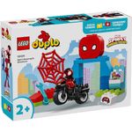 Jucarii, Copii si Bebe - Jucarii si jocuri - Seturi de constructie si cuburi - Seturi de constructie - LEGO DUPLO Aventura pe motocicleta a lui Spin (10424) - Infinity.ro