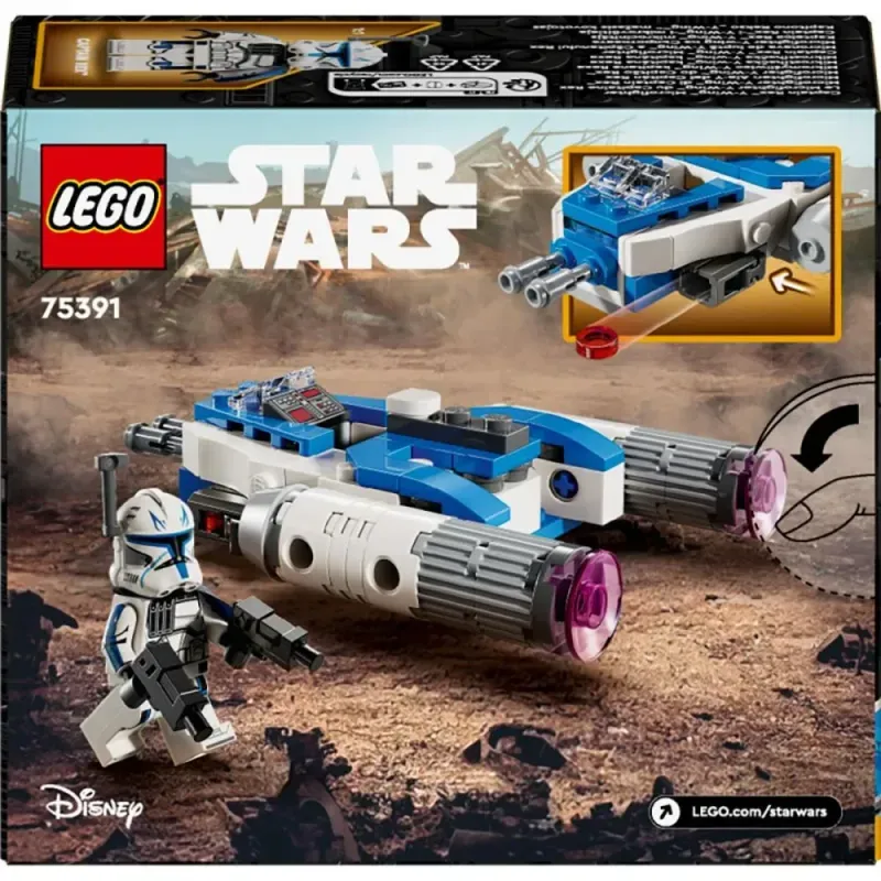 Jucarii, Copii si Bebe - Jucarii si jocuri - Seturi de constructie si cuburi - Seturi de constructie - LEGO Star Wars Micronava de lupta Y-Winga Capitanului Rex (75391) - Infinity.ro
