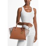 Fashion, accesorii si bijuterii - Femei - Accesorii femei - Genti si rucsacuri femei - Geanta dama mare Avril din piele 35S5G4VS3L 43 x 23 x 18 cm Maro - Infinity.ro