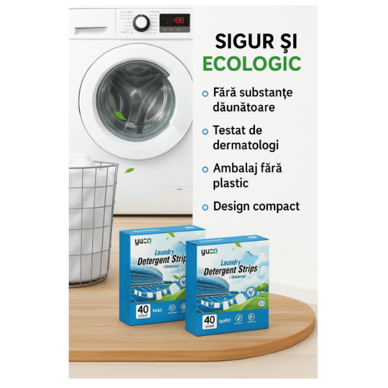 Market - Spalare si intretinere rufe - Produse intretinere textile - Detergent rufe - Detergent Rufe Inovator 40 Servetele = 80 Spalari, Tehnologie Solubila in 10 secunde, Fara Plastic, Parfum Personalizat - Infinity.ro