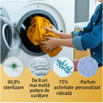 Market - Spalare si intretinere rufe - Produse intretinere textile - Detergent rufe - Detergent Rufe Inovator 40 Servetele = 80 Spalari, Tehnologie Solubila, Fara Plastic, Parfum Trandafir Salbatic - Infinity.ro