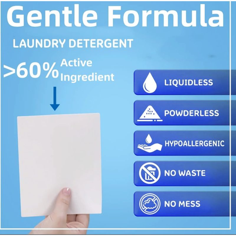 Market - Spalare si intretinere rufe - Produse intretinere textile - Detergent rufe - Detergent Rufe Tip Servetel 40 Buc – 80 Spalari,se Dizolva Instant, Parfum din Iasomie si Crin de Vale - Infinity.ro