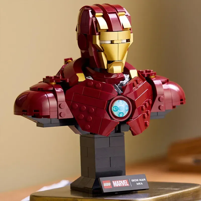 Jucarii, Copii si Bebe - Jucarii si jocuri - Seturi de constructie si cuburi - Seturi de constructie - Lego Super Heroes Bust Iron Man 76327 - Infinity.ro