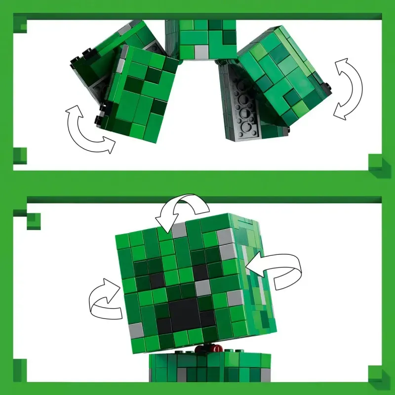 Jucarii, Copii si Bebe - Jucarii si jocuri - Seturi de constructie si cuburi - Seturi de constructie - Lego Minecraft Creeper 21276 - Infinity.ro