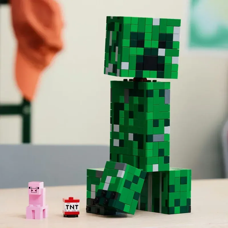 Jucarii, Copii si Bebe - Jucarii si jocuri - Seturi de constructie si cuburi - Seturi de constructie - Lego Minecraft Creeper 21276 - Infinity.ro