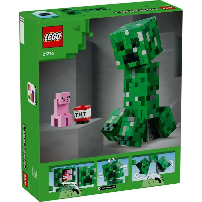 Jucarii, Copii si Bebe - Jucarii si jocuri - Seturi de constructie si cuburi - Seturi de constructie - Lego Minecraft Creeper 21276 - Infinity.ro
