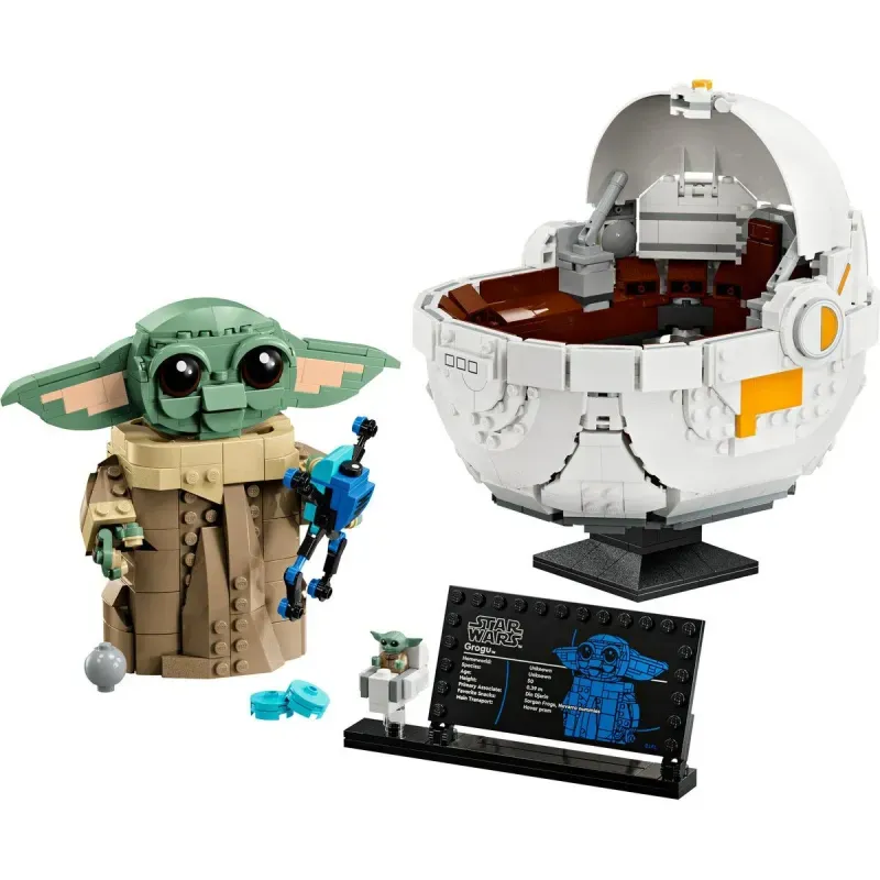 Jucarii, Copii si Bebe - Jucarii si jocuri - Seturi de constructie si cuburi - Seturi de constructie - Lego Star Wars Tm Grogu Cu Landoul Planor 75403 - Infinity.ro