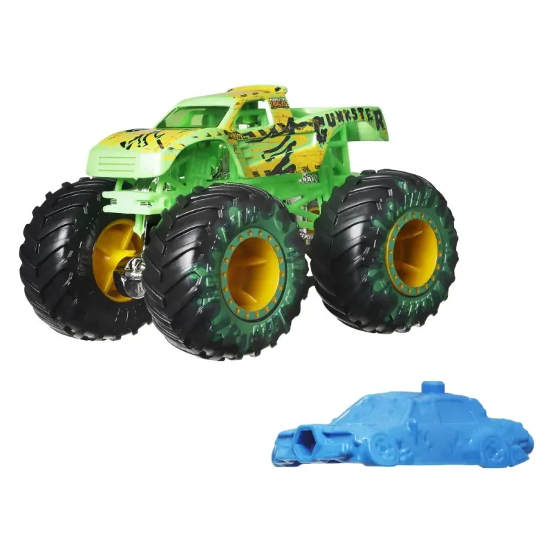 Jucarii, Copii si Bebe - Jucarii si jocuri - Vehicule si jucarii cu telecomanda - Masinute - Hot Wheels Monster Truck Masinuta Gunkster Scara 1:64 - Infinity.ro
