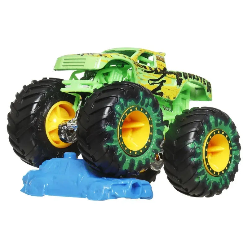 Jucarii, Copii si Bebe - Jucarii si jocuri - Vehicule si jucarii cu telecomanda - Masinute - Hot Wheels Monster Truck Masinuta Gunkster Scara 1:64 - Infinity.ro