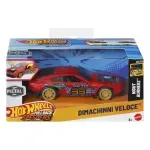 Jucarii, Copii si Bebe - Jucarii si jocuri - Vehicule si jucarii cu telecomanda - Masinute - Hot Wheels Masinuta Metalica Cu Sistem Pull Back Dimachinni Veloce Night Burnerz Scara 1:43 - Infinity.ro
