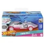 Jucarii, Copii si Bebe - Jucarii si jocuri - Vehicule si jucarii cu telecomanda - Masinute - Hot Wheels Masinuta Metalica Cu Sistem Pull Back Barbie Twin Mill Street Power Scara 1:43 - Infinity.ro