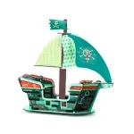 Jucarii, Copii si Bebe - Jucarii si jocuri - Seturi de constructie si cuburi - Seturi de constructie - Joc de construit Pop to play Corabia piratilor 3D - Infinity.ro