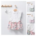 Fashion, accesorii si bijuterii - Copii - Imbracaminte copii - Rochii copii - Rochita de fetita Barcelona, Tongs baby, somon, marime 18-24 luni - Infinity.ro