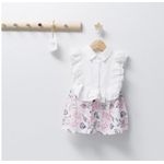 Fashion, accesorii si bijuterii - Copii - Imbracaminte copii - Rochii copii - Rochita de fetita Barcelona, Tongs baby, somon, marime 18-24 luni - Infinity.ro