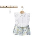 Fashion, accesorii si bijuterii - Copii - Imbracaminte copii - Rochii copii - Rochita de fetita Barcelona, Tongs baby, verde, marime 6-9 luni - Infinity.ro