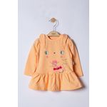 Fashion, accesorii si bijuterii - Copii - Imbracaminte copii - Rochii copii - Rochita Sweets pentru fetite, Tongs baby, somon, marime 9-12 luni - Infinity.ro