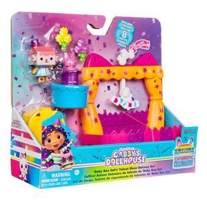 Set de joaca cu figurina, Gabbys Dollhouse, Baby Box Cats Talent Show Balcony