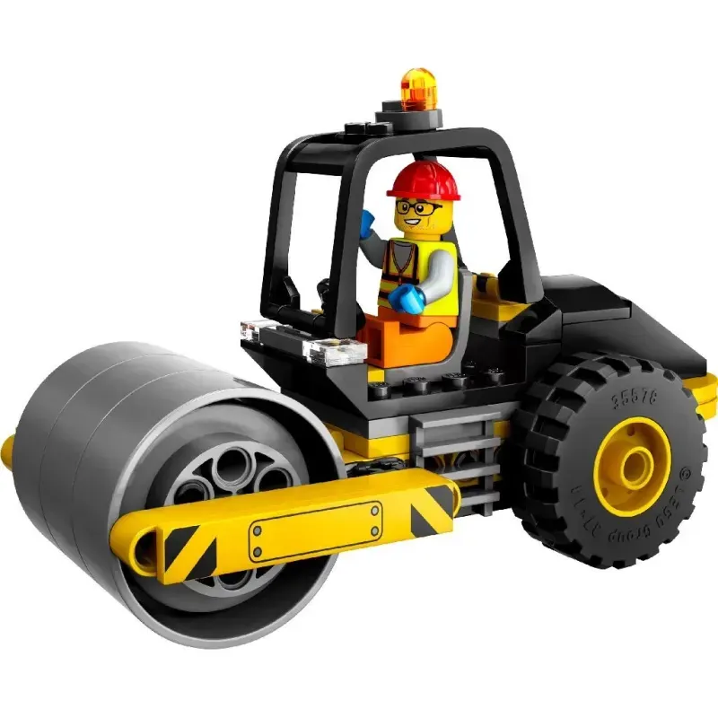 Jucarii, Copii si Bebe - Jucarii si jocuri - Seturi de constructie si cuburi - Seturi de constructie - Lego City Cilindru compactor de santier (60401) - Infinity.ro
