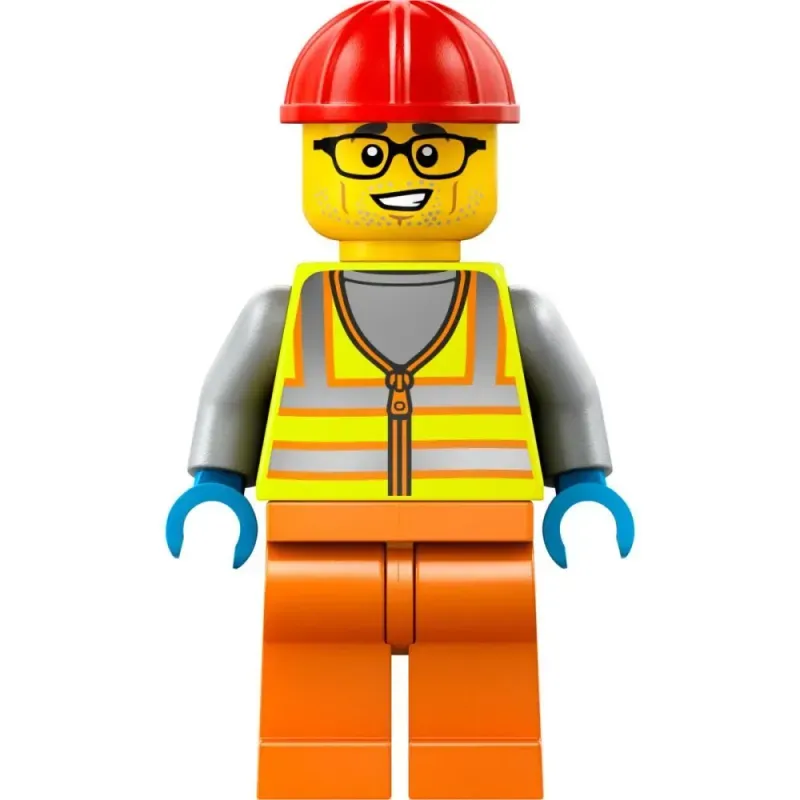Jucarii, Copii si Bebe - Jucarii si jocuri - Seturi de constructie si cuburi - Seturi de constructie - Lego City Cilindru compactor de santier (60401) - Infinity.ro