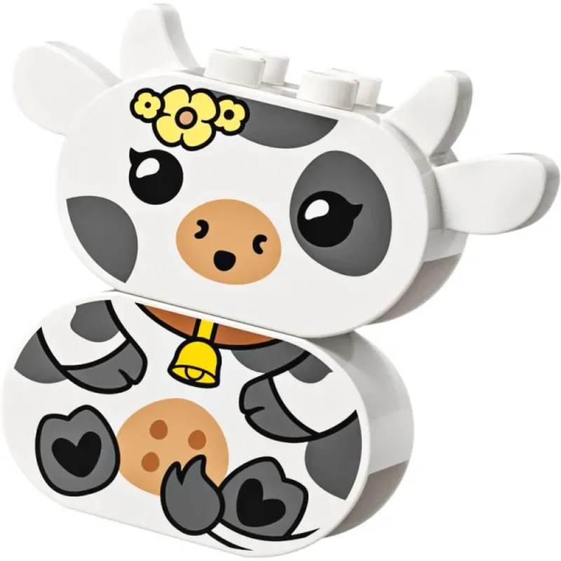 Jucarii, Copii si Bebe - Jucarii si jocuri - Seturi de constructie si cuburi - Seturi de constructie - LEGO DUPLO Tren cu animale (10412) - Infinity.ro