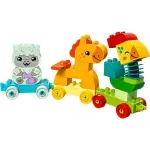 Jucarii, Copii si Bebe - Jucarii si jocuri - Seturi de constructie si cuburi - Seturi de constructie - LEGO DUPLO Tren cu animale (10412) - Infinity.ro