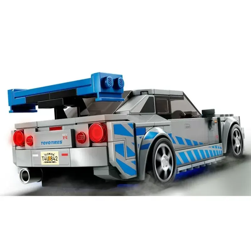 Jucarii, Copii si Bebe - Jucarii si jocuri - Seturi de constructie si cuburi - Seturi de constructie - LEGO Speed Champion Nissan Skyline GT-R Mai furios, mai iute (76917) - Infinity.ro