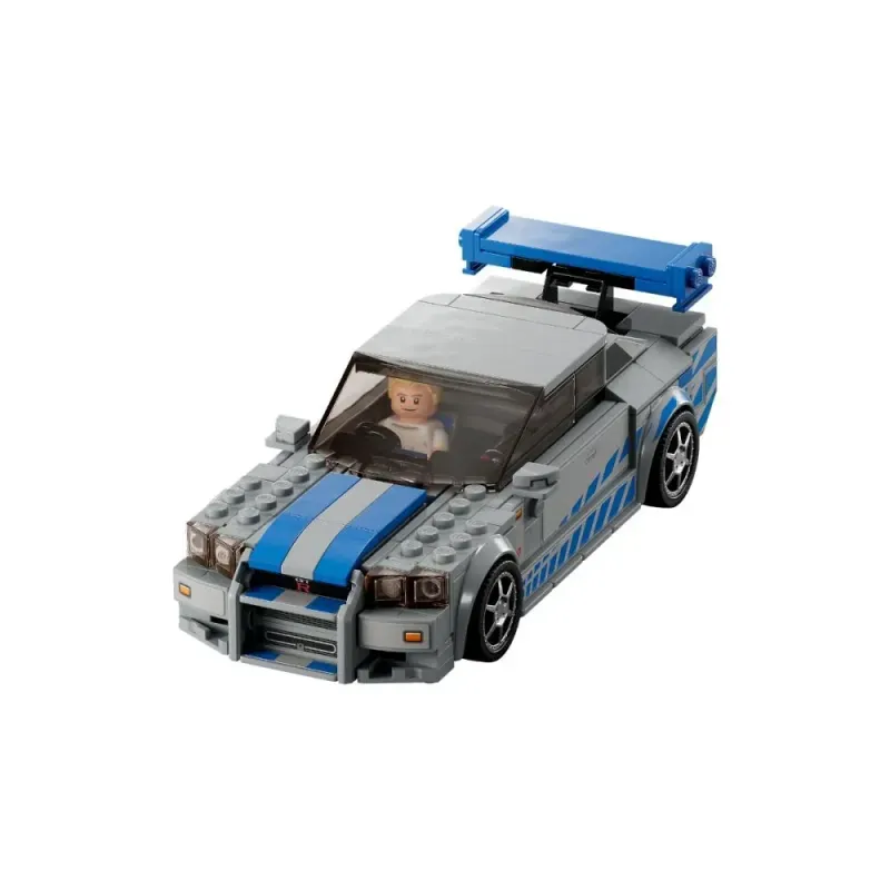 Jucarii, Copii si Bebe - Jucarii si jocuri - Seturi de constructie si cuburi - Seturi de constructie - LEGO Speed Champion Nissan Skyline GT-R Mai furios, mai iute (76917) - Infinity.ro