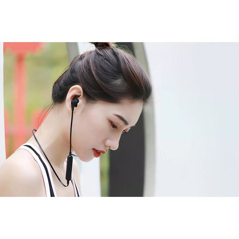 TV, Audio-Video si Foto - Portabile audio - Casti audio - Casti audio wireless pentru activitati sportive, conexiune Bluetooth 4.2, baterie de 70 mAh, microfon incorporat, acoperire de pana la 10 m, culoare neagra - Infinity.ro