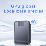 Laptop, Telefoane si Tablete - Wearables si gadgeturi - Gadgeturi - Dispozitive spionaj - Mini GPS Tracker Auto 4G Q12, localizare precisa, geofence, alerta viteza, baterie 20000mAh, harta 3D, magnet, negru - Infinity.ro
