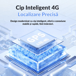 Laptop, Telefoane si Tablete - Wearables si gadgeturi - Gadgeturi - Dispozitive spionaj - Mini GPS Tracker Auto 4G Q12, localizare precisa, geofence, alerta viteza, baterie 20000mAh, harta 3D, magnet, negru - Infinity.ro