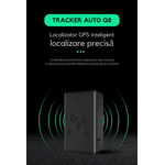 Laptop, Telefoane si Tablete - Wearables si gadgeturi - Gadgeturi - Dispozitive spionaj - Mini GPS Tracker Auto 4G Q8, localizare precisa, geofence, istoric traseu, cip Qualcomm, magnet, baterie 1150mAh, negru - Infinity.ro
