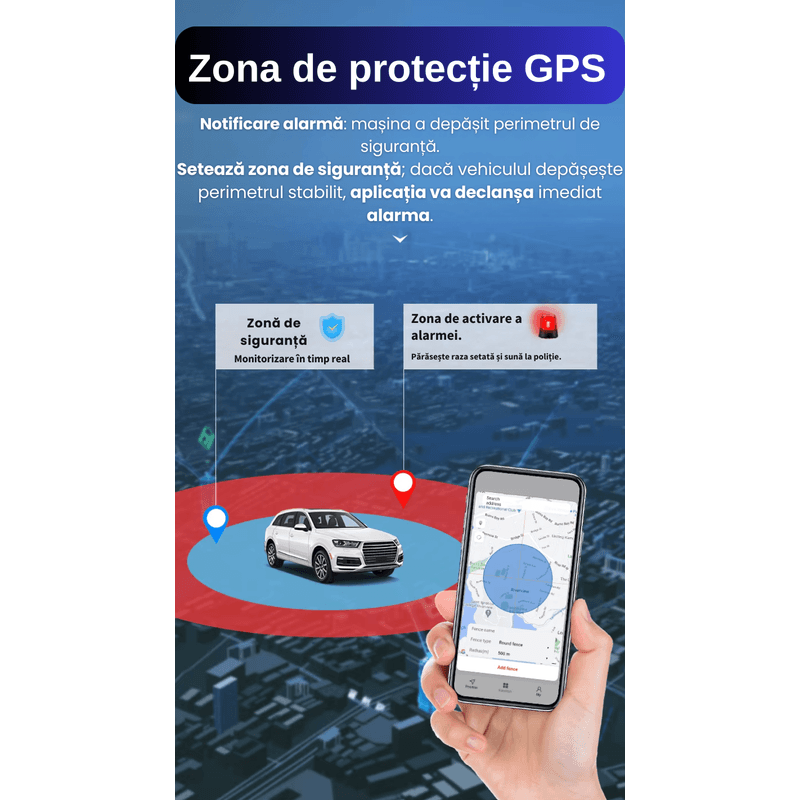 Laptop, Telefoane si Tablete - Wearables si gadgeturi - Gadgeturi - Dispozitive spionaj - Mini GPS Tracker Auto 4G Q8, localizare precisa, geofence, istoric traseu, cip Qualcomm, magnet, baterie 1150mAh, negru - Infinity.ro