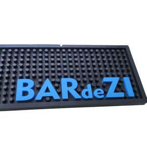 Covoras de Bar Ultra Tiki Bar de Zi – Barmat Neon Albastru Vibrant pentru Bar & Cafenea 500 x 100 x 8 mm, BM0056