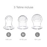 Jucarii, Copii si Bebe - Hrana si alaptare - Biberoane, suzete si accesorii hranire - Suzete si accesorii - Suzeta pentru fructe si legume Babysnugg, Sand, fara BPA - Infinity.ro