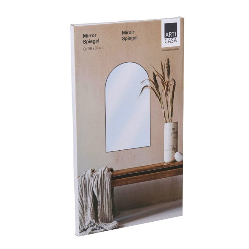Casa si Gradina - Decoratiuni - Oglinzi - Oglinda decorativa, de perete, cu rama neagra, 56x32 cm, Arti Casa - Infinity.ro