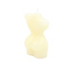 Casa si Gradina - Decoratiuni - Aromaterapie si lumanari - Lumanari si candele - Lumanare decorativa, bust feminin, din ceara – model sculptural alb mat pentru decor modern, Arti Casa - Infinity.ro