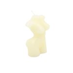 Casa si Gradina - Decoratiuni - Aromaterapie si lumanari - Lumanari si candele - Lumanare decorativa, bust feminin, din ceara – model sculptural alb mat pentru decor modern, Arti Casa - Infinity.ro