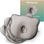 Jucarii, Copii si Bebe - Maternitate - Accesorii alaptare - Perna bebelusi cu 2 huse contra plagiocefaliei pentru formarea capului, Gri - Infinity.ro